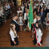 Pożegnanie szkoły przez Gimnazjalistów